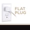 Jasco Extension Cord, Indoor, 3 Outlets, Tan/White, 8 ft 41891-T1 - alternate 2